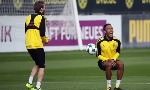 Aubameyang cười thả ga, Dortmund yên lòng trước đại chiến với Real Madrid