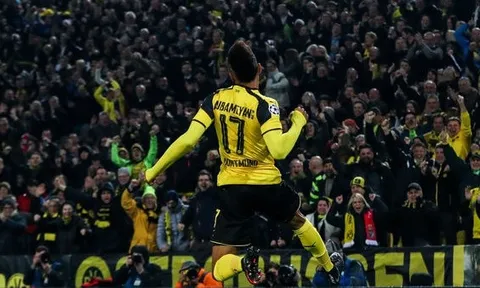Aubameyang nổ súng, Dortmund hạ gục Hertha Berlin