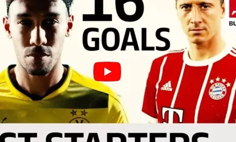 Aubameyang vs Lewandowski, ai mới là 'sát thủ' số 1 Bundesliga