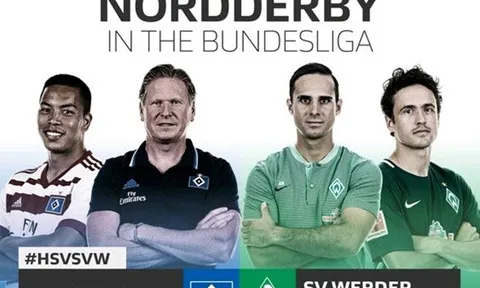 Tâm điểm Bundesliga: Nordderby và đại chiến vì màu cờ sắc áo