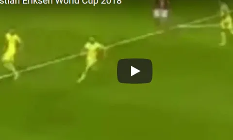 Bàn thắng của Christian Eriksen vào lưới Romania
