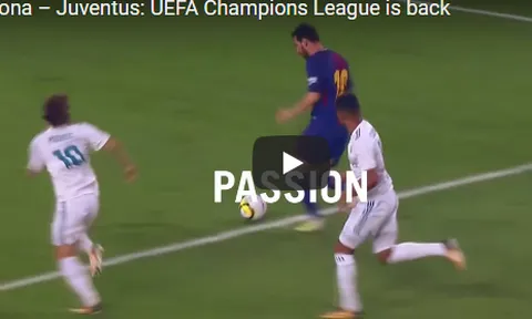 Barca tung trailer trước đại chiến Juventus