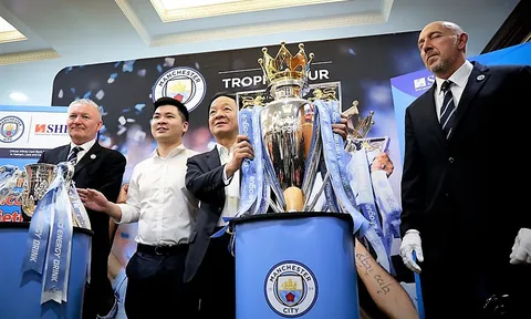 Bầu Hiển úp mở chuyện đưa Man City đến Việt Nam lần thứ hai