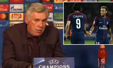 Bayern Munich bị PSG hạ nhục, HLV Ancelotti vẫn nói cứng
