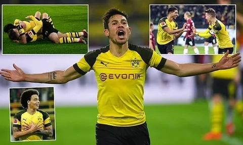 Dortmund bỏ xa Bayern đến 9 điểm sau màn 'hủy diệt' Hannover 96