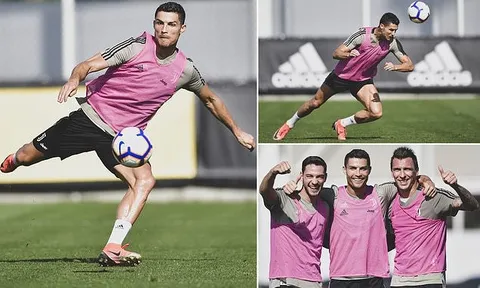 Bị cáo buộc hiếp dâm, Ronaldo ra thông điệp ẩn ý trên sân tập