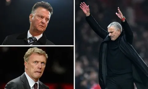 Bị Liverpool nhấn chìm, Mourinho đổ hết lỗi cho Van Gaal và Moyes