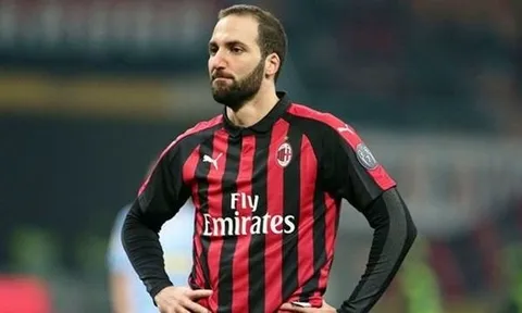 Bị loại khỏi đội hình Milan, Higuain sắp tới Chelsea?