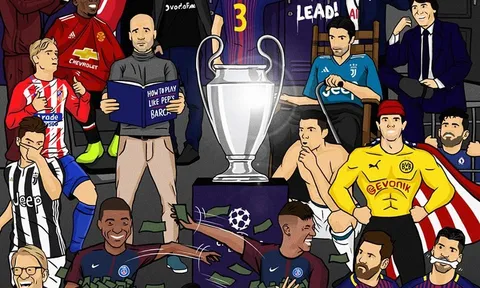 Biếm họa: Đêm trước Champions League