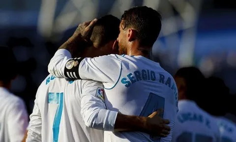 'Biến nhẹ' tại Bernabeu: Căng thẳng leo thang giữa Ramos và Ronaldo