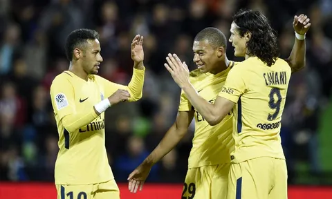 Bộ ba Mbappe - Cavani - Neymar (MCN) kết hợp ăn ý