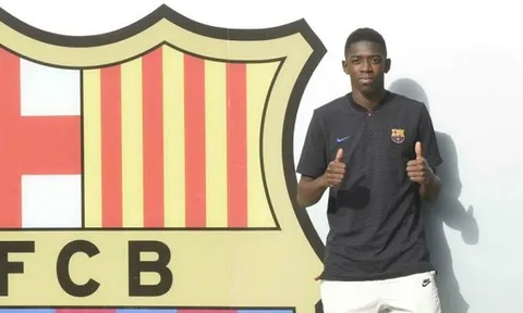 'Bom tấn' Ousmane Dembele nói gì trong ngày ra mắt Barca?