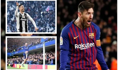 Bóng đá Châu Âu tuần qua: M.U nhất Premier League, Ronaldo nhất Serie A, Messi nhất Châu Âu