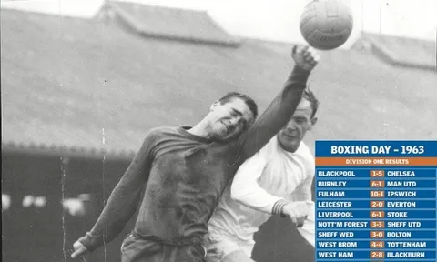 Boxing Day 55 năm trước: 66 bàn thắng, nhưng chỉ 1 dành cho Man Utd