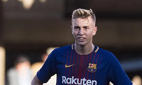 'Busquets mới' của Barca từng khóc vì Arsenal
