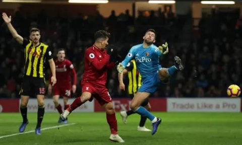TRỰC TIẾP Watford 0-3 Liverpool: Firmino góp vui (KT)