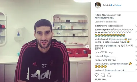 Ơn trời! Fellaini đã cắt mái tóc xù
