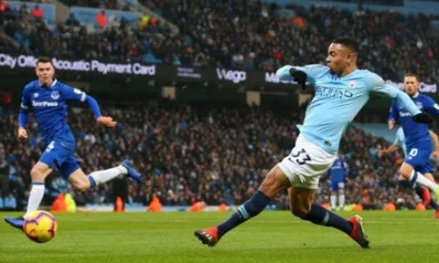 Jesus hóa siêu anh hùng, Man City "hạ đẹp" Everton trên sân nhà