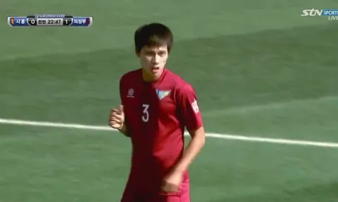 Sao trẻ HAGL chơi 90 phút, FC Uijeongbu thắng 2-1