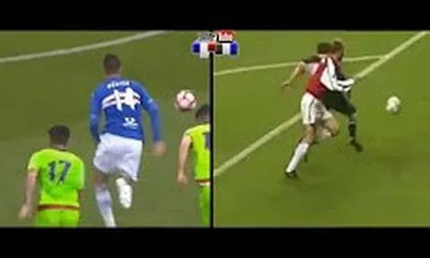 Cầu thủ từng bị Juventus chê Patrik Schick tái hiện siêu phẩm của Bergkamp