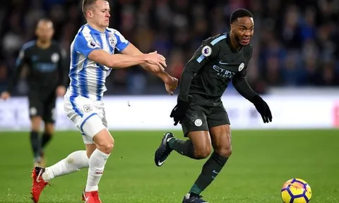 Chấm điểm Man City 2-1 Huddersfield: Sterling vượt trội hơn tất cả