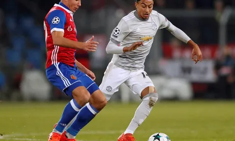 Chấm điểm Man Utd trận thua Basel: Ấn tượng Rojo, thất vọng Lingard