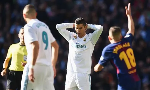 Chấm điểm Real Madrid trận gặp Barca: Thất vọng Ronaldo, tội đồ Carvajal
