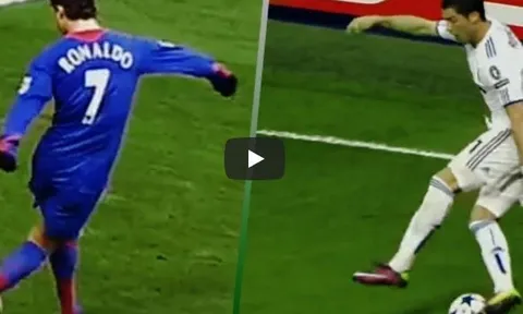 Chiêm ngưỡng kĩ thuật rabona của Cristiano Ronaldo