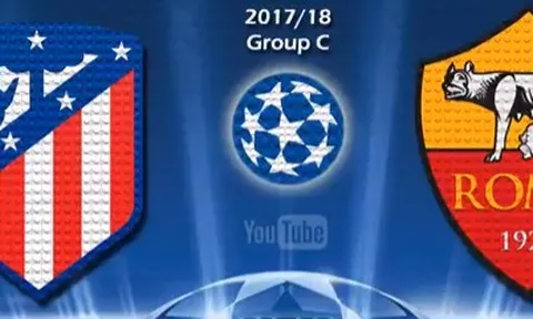 Chiến thắng của Atletico trước Roma theo phong cách Lego