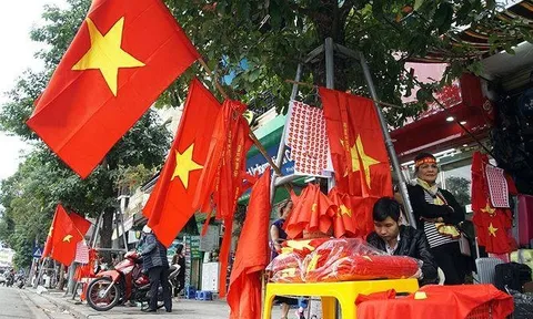 CHOÁNG: CĐV Việt Nam cờ áo ngợp trời, chờ 'quẩy' cùng U23 Việt Nam