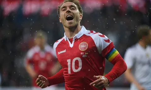 Christian Eriksen xứng danh thủ lĩnh Đan Mạch