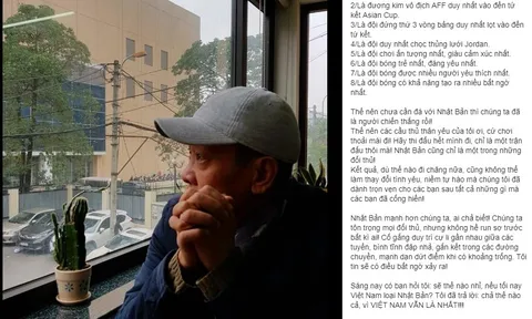 "Chưa cần đá, Việt Nam đã thắng"