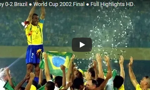 Chung kết World Cup 2002: Đức 0-2 Brazil