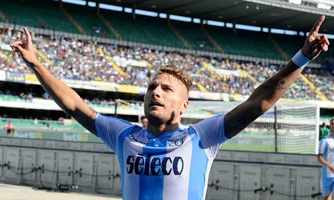 Ciro Immobile 'cười to' khi được liên kết với Chelsea