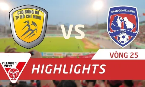 CLB TP Hồ Chí Minh 2-4 Than Quảng Ninh (Vòng 25 V-League 2017)
