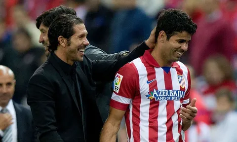 Có thêm "pháo hạng nặng" Costa, Simeone mừng ra mặt