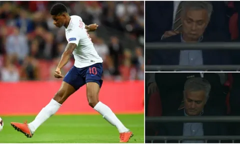 Rashford ghi bàn, Mourinho tỏ thái độ 'hiếm thấy'