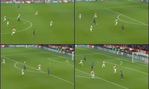 'Pogba đã xộc thẳng vào trung lộ Arsenal hết lần này đến lần khác'