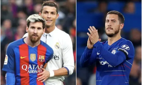 Ronaldo và Messi, ai là GOAT trong mắt Hazard?