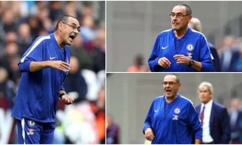 Kìm nén cơn giận, Sarri nhai thuốc vì... hàng phòng ngự Chelsea