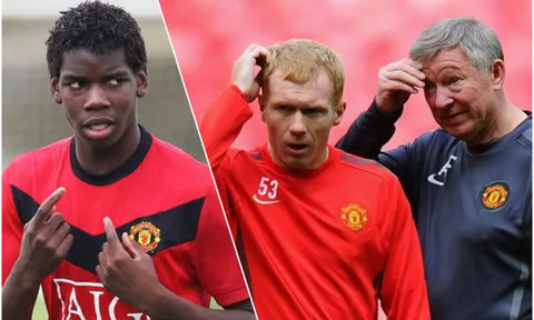 Sir Alex đã dùng Scholes để "dạy dỗ" Pogba như thế nào?