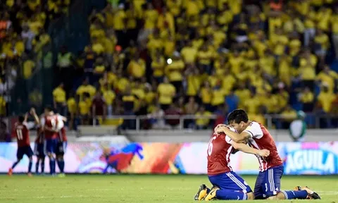 Colombia 1-2 Paraguay: Ngược dòng không tưởng