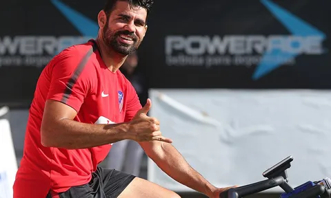 Costa ngày càng thoải mái trên sân tập Atletico