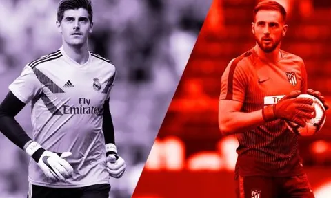 Courtois và Oblak rủ nhau 'lên đồng', Real và Atletico lỡ cơ hội soán ngôi đầu của Barca