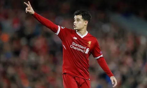 Coutinho: 'Tôi thích vai trò mới tại Liverpool'