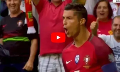 Cristiano Ronaldo chơi cực hay trước đảo Faroe