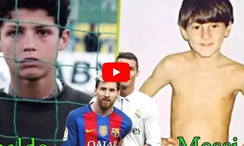 Cristiano Ronaldo và Lionel Messi thay đổi như thế nào từ 1 tuổi đến hiện tại?