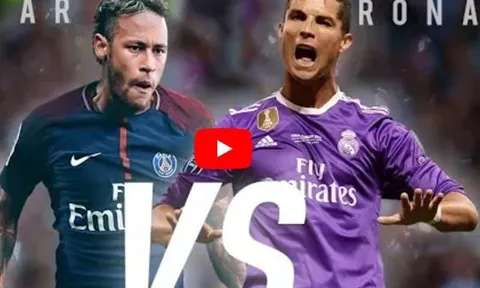 Cristiano Ronaldo và Neymar đọ kĩ thuật
