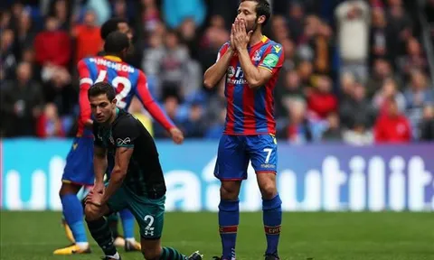 Crystal Palace thiết lập kỷ lục tệ hại chưa từng thấy ở Premier League