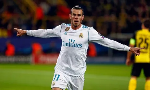 Cú bắt Volley tuyệt đẹp của Bale vào lưới Dortmund